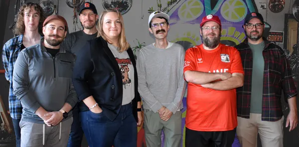 L to R: Rain, Phillip, Stephen, Christine, Jeremy, Tom, Joe.